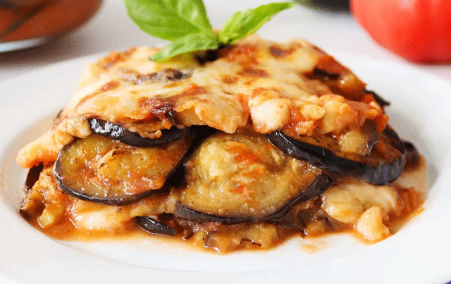 Aubergines à la Parmigiana