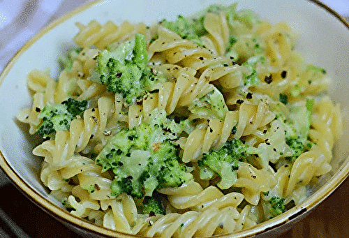 Pâtes à la Crème de Brocoli