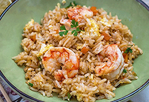 Riz Sauté aux Crevettes WW