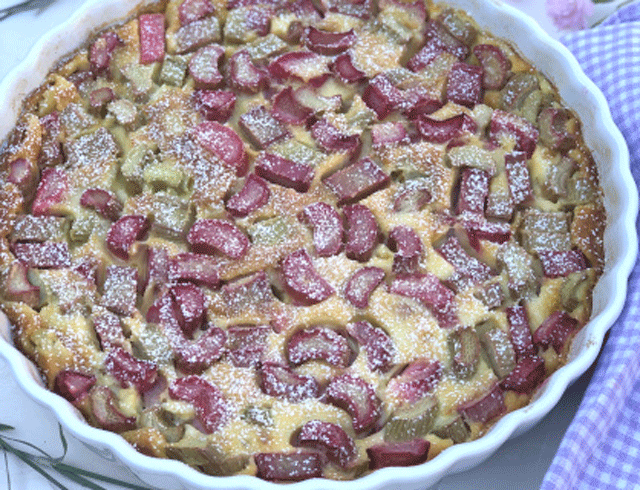 Clafoutis à la Rhubarbe Minceur WW