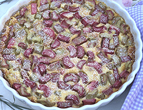 Clafoutis à la Rhubarbe Minceur WW