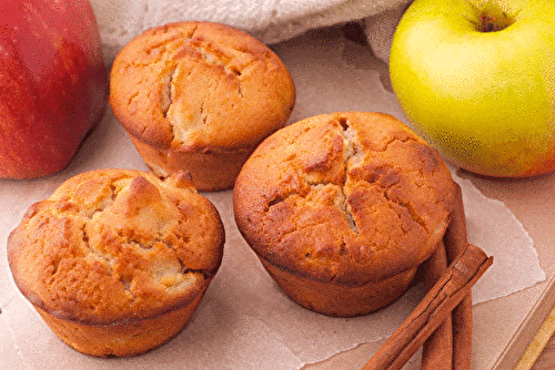 Muffins aux Pommes et à la Cannelle WW