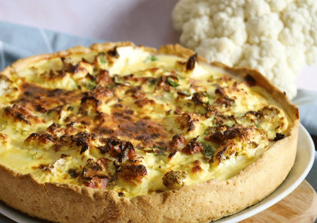 Quiche Légère au Chou-Fleur