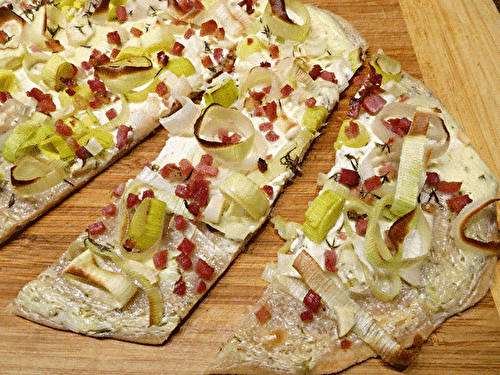 Tarte Flambée aux Poireaux WW