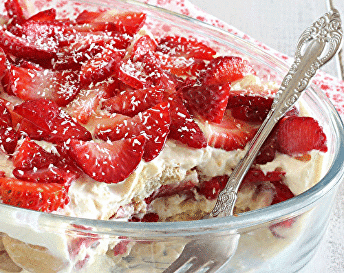 Tiramisu aux Fraises WW