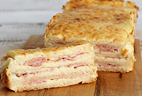 Croque-Cake Jambon Fromage