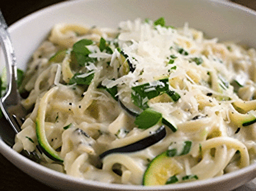 Spaghetti à la Crème de Courgette WW