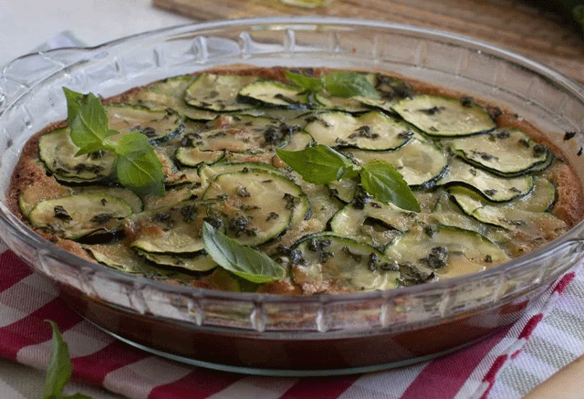 Clafoutis Léger aux Courgettes WW