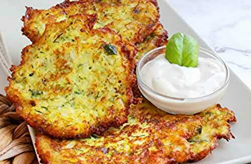 Galettes Moelleuses de Courgettes