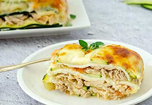 Lasagnes de Courgettes au Thon WW