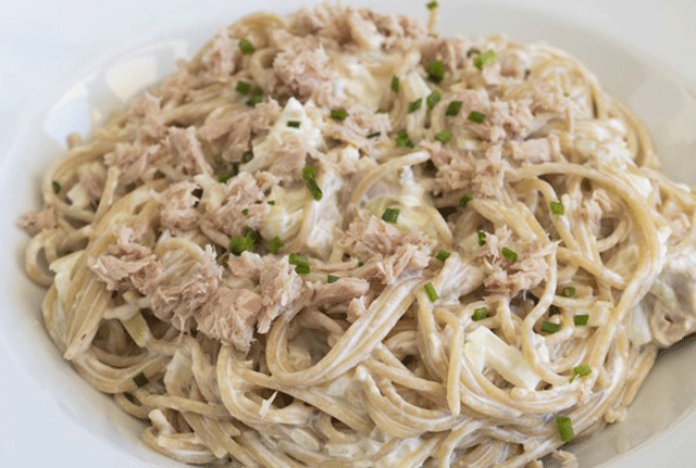 Pâtes au Thon et Parmesan WW