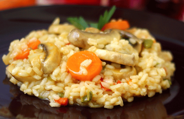 Risotto aux Carottes et Champignons WW