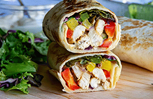 Wrap de Poulet aux Légumes WW