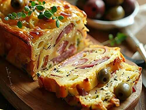 Cake Salé au Jambon et aux Olives WW