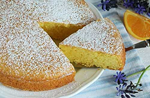 Gâteau Léger à l'Orange Sans Beurre et Sans Oeufs WW