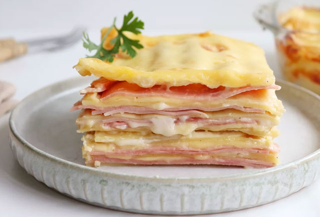 Lasagnes Jambon et Fromage WW