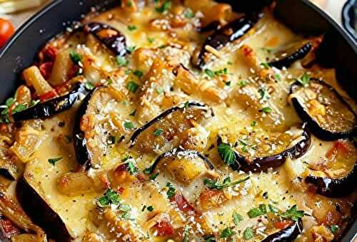 Pâtes aux Aubergines et Feta WW