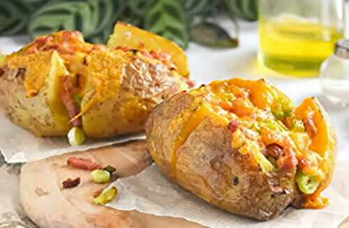 Pommes de Terre au Cheddar et Lardons WW