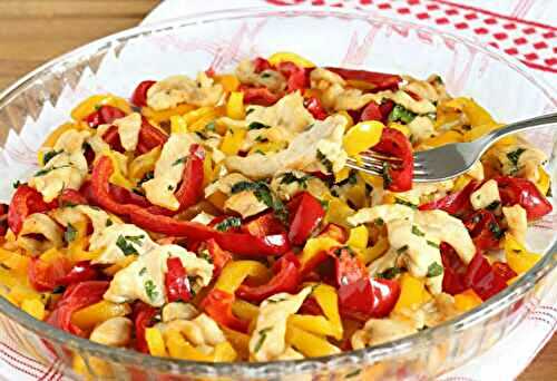 Poulet aux Poivrons au Four WW