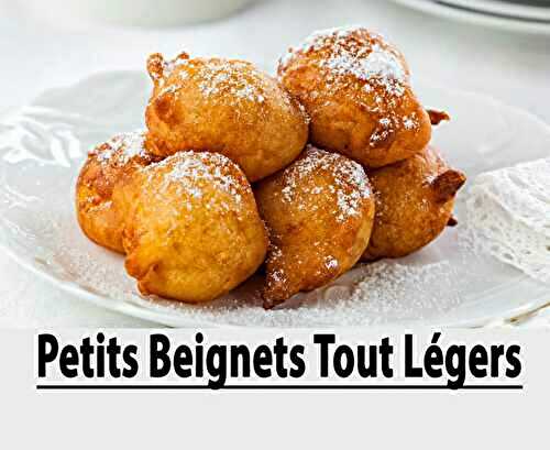 Petits Beignets Tout Légers