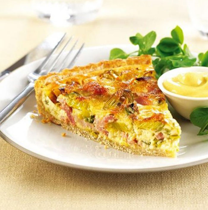Quiche aux Poireaux et au Bacon