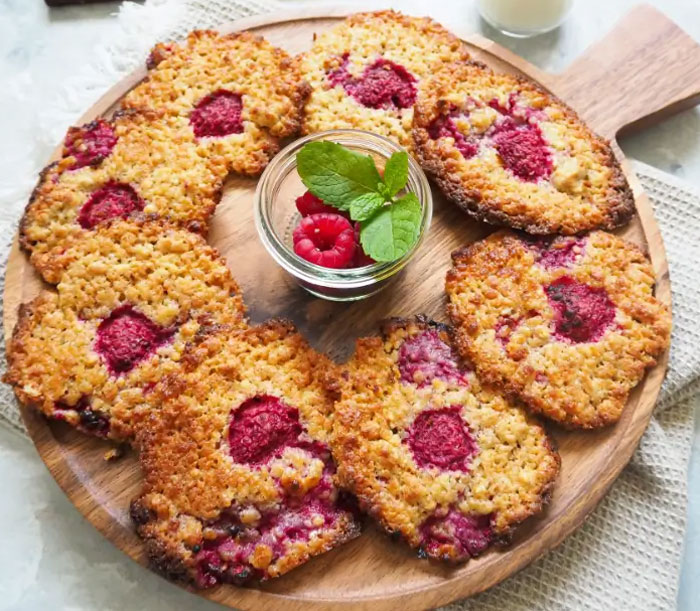 Biscuits aux Framboises Sans Sucre