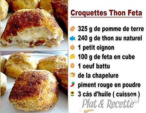 Croquettes Thon Feta
