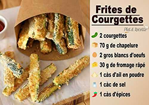 Frites de Courgettes Crousti-Fondantes