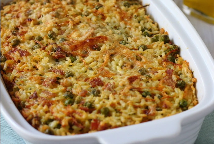 Riz aux Légumes Gratiné au Four