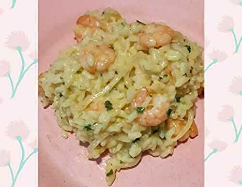 Risotto aux Crevettes et Curry