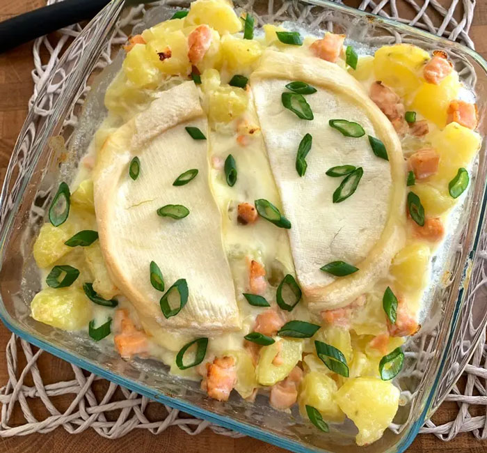 Tartiflette Légère au Saumon Fumé