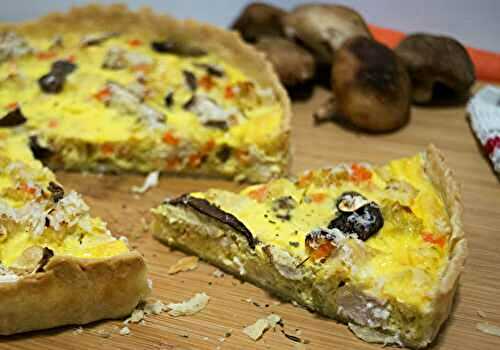 Quiche Champignon et Poulet
