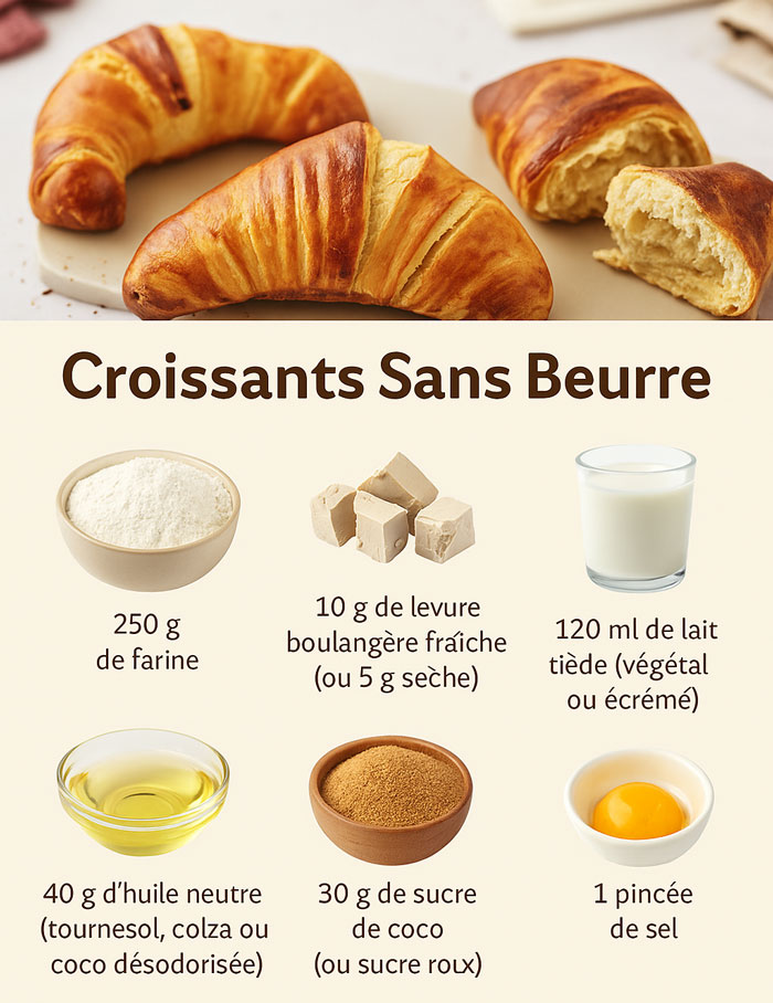 Croissants Sans Beurre (Version Légère)