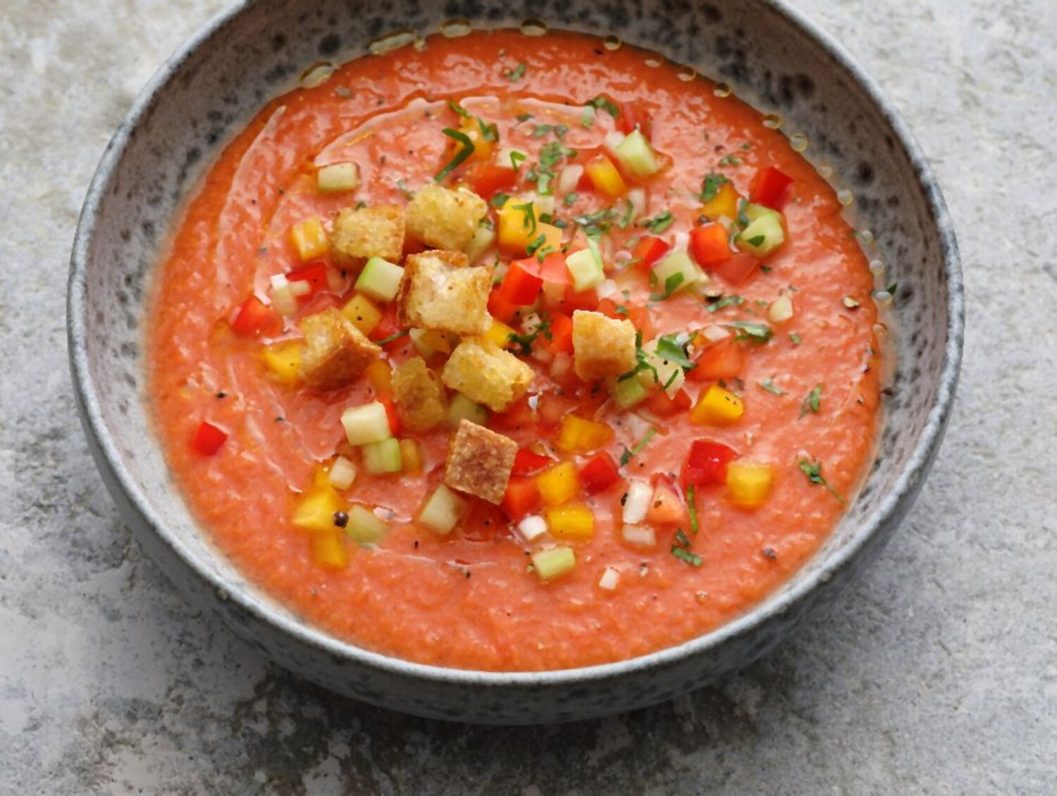 Gaspacho aux Poivrons