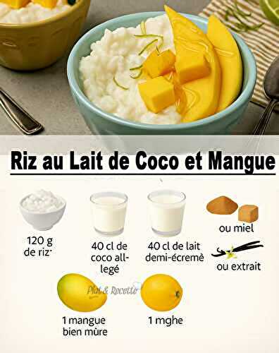 Riz au Lait de Coco et Mangue