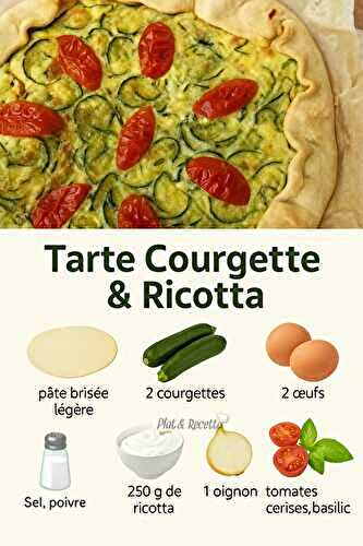 Tarte aux Courgettes et Ricotta