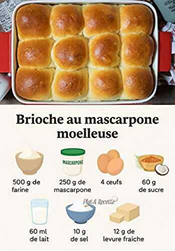 Brioche au Mascarpone Moelleuse