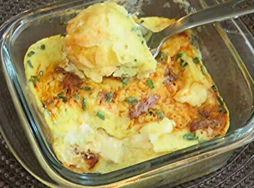 Flan au Chorizo au Micro-Onde