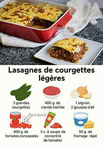 Lasagnes de Courgettes Légères