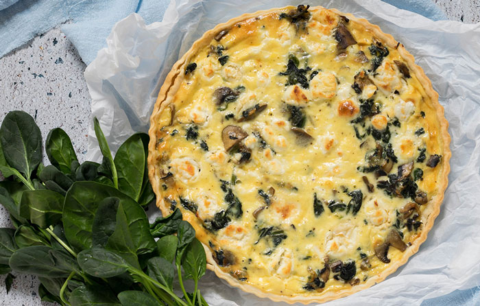 Quiche Poulet et Épinards (Version Légère)