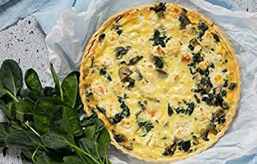 Quiche Poulet et Épinards (Version Légère)