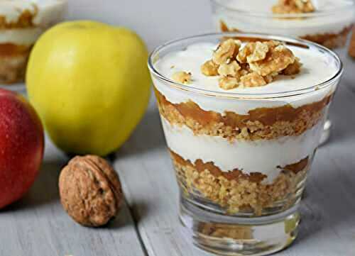 Verrines Légères Pomme et Fromage Frais