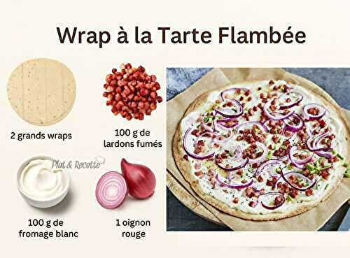Wrap Façon Tarte Flambée