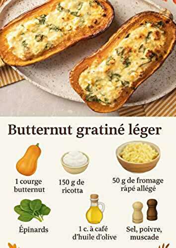 Butternut Gratiné Léger