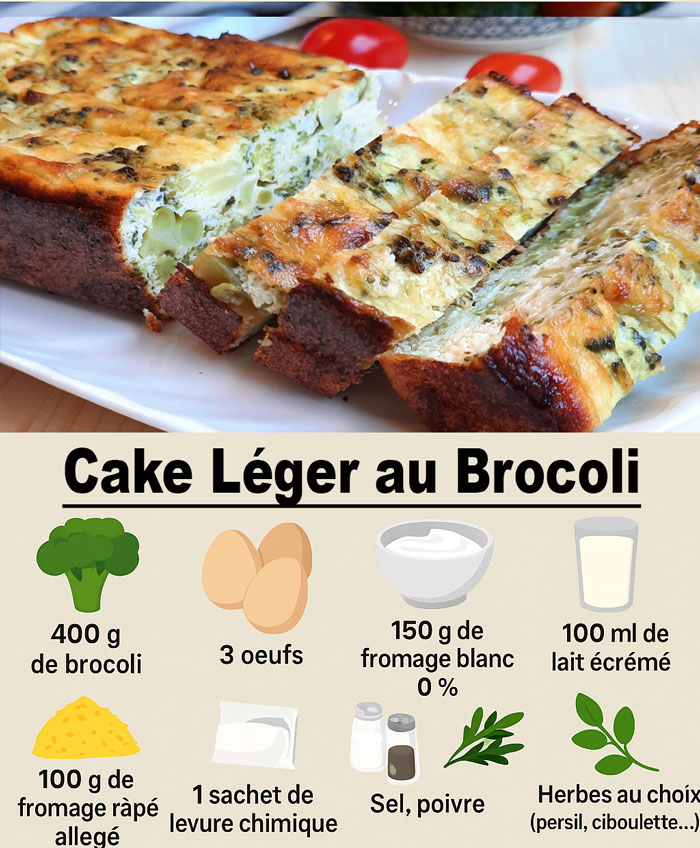 Cake Léger au Brocoli