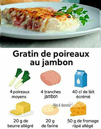 Gratin de Poireaux au Jambon
