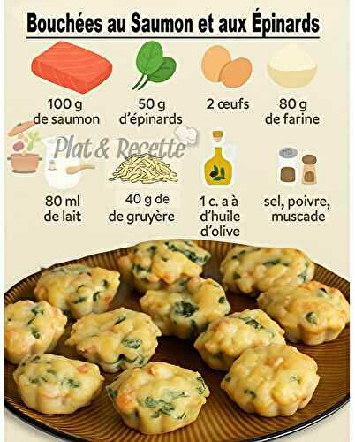 Bouchées au Saumon et aux Épinards