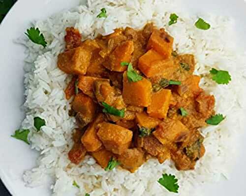 Curry de Potiron à la Noix de Coco