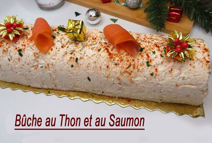 Bûche au Thon et au Saumon