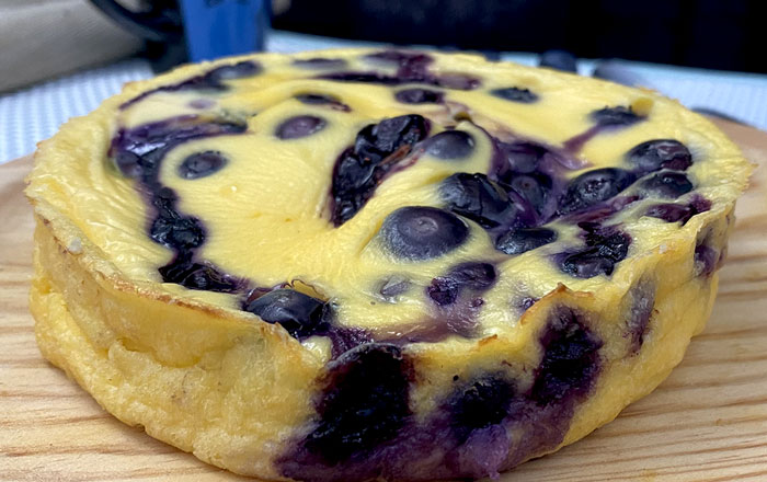 Gâteau au Yaourt & Myrtilles
